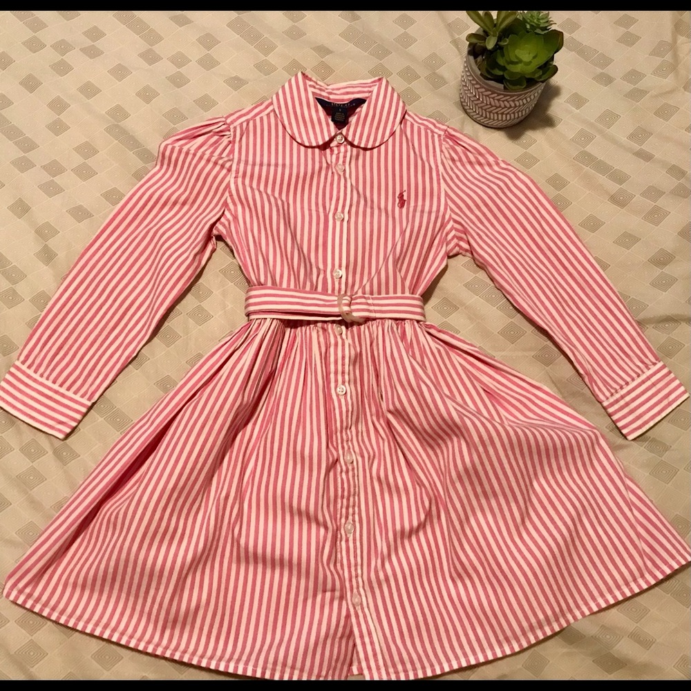 Ralph Lauren girls stripped dress
